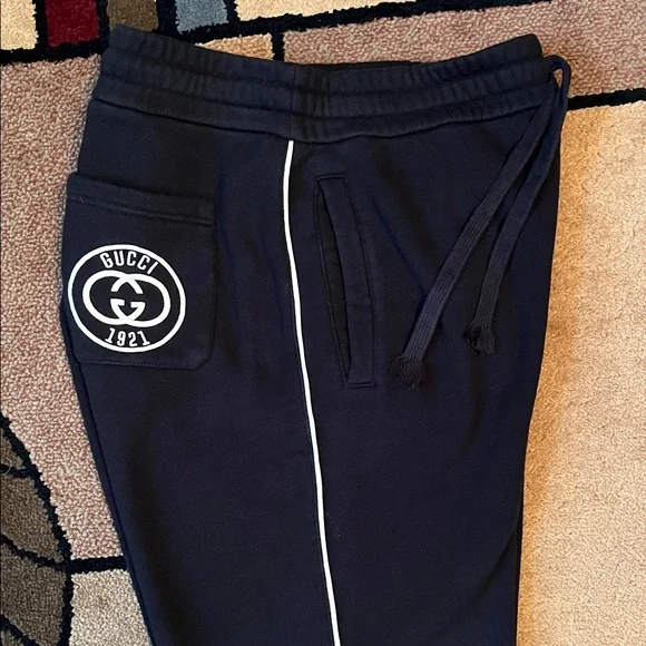 Gucci Sweatpants  / Jogger Pants with GG Logo (Size: L Men) - Authentic - Picture 14 of 14